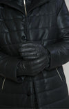 Men's Wadded Leather Jacket