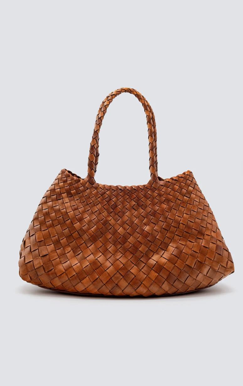 Dragon - Woven Leather Shoulder Bag