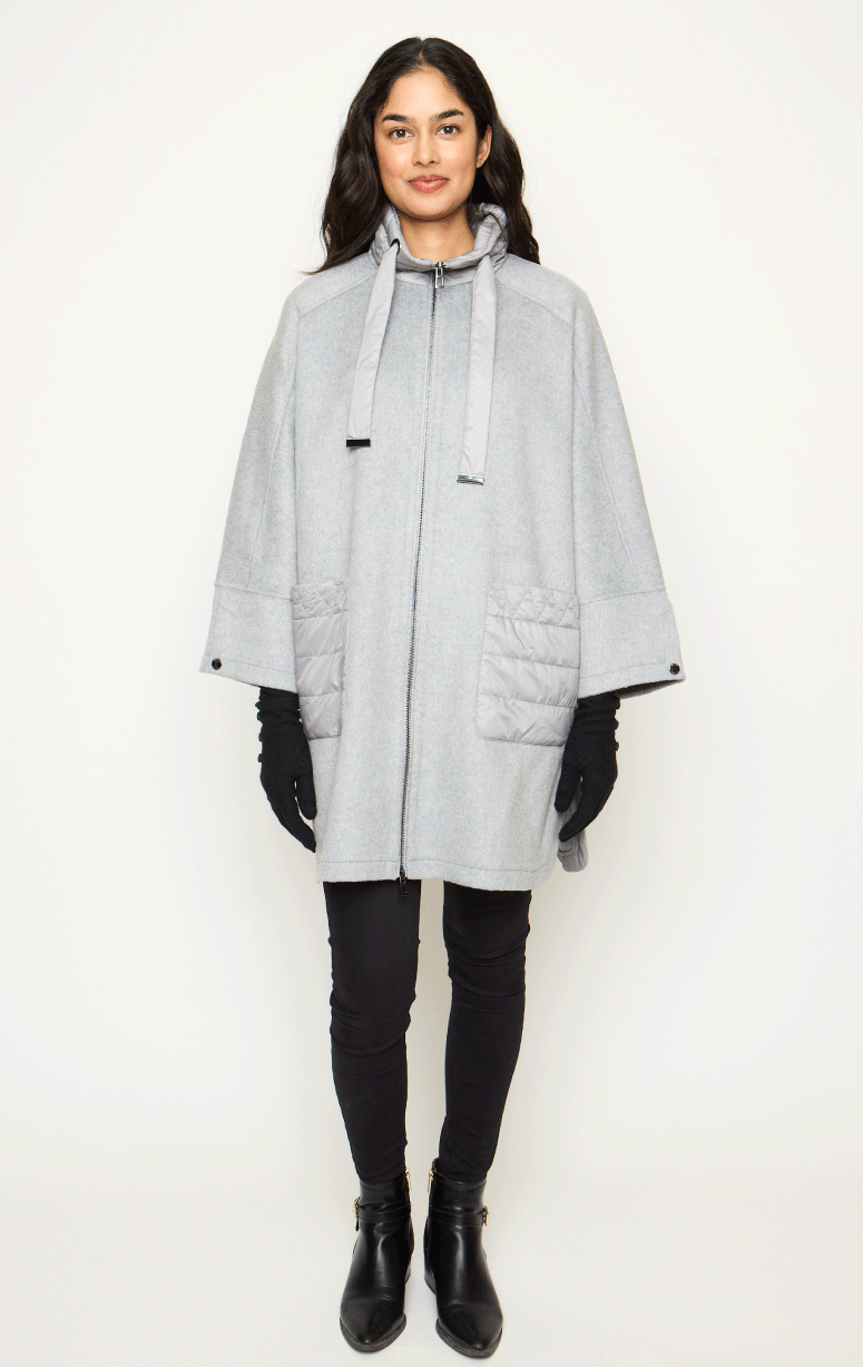 Gerry Weber- Mixed Media Poncho - Barrington's