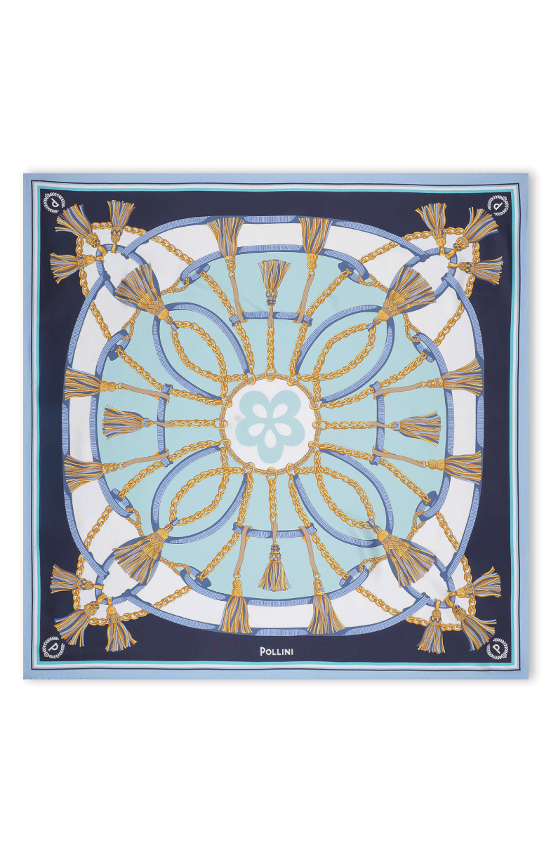 Pollini- Silk Square Scarf - Barrington's