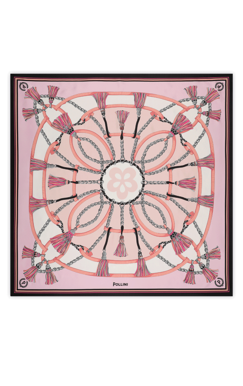 Pollini- Silk Square Scarf - Barrington's