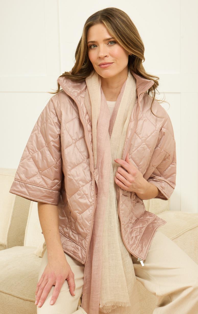 Adroit - Quilted Cape Style Jacket