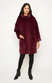 Suri Alpaca Topper with Covered Buttons - Barrington's