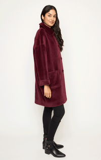 Suri Alpaca Topper with Covered Buttons - Barrington's
