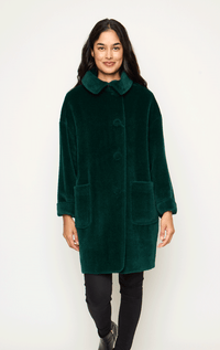 Suri Alpaca Topper with Covered Buttons - Barrington's