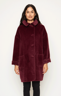 Suri Alpaca Topper with Covered Buttons - Barrington's