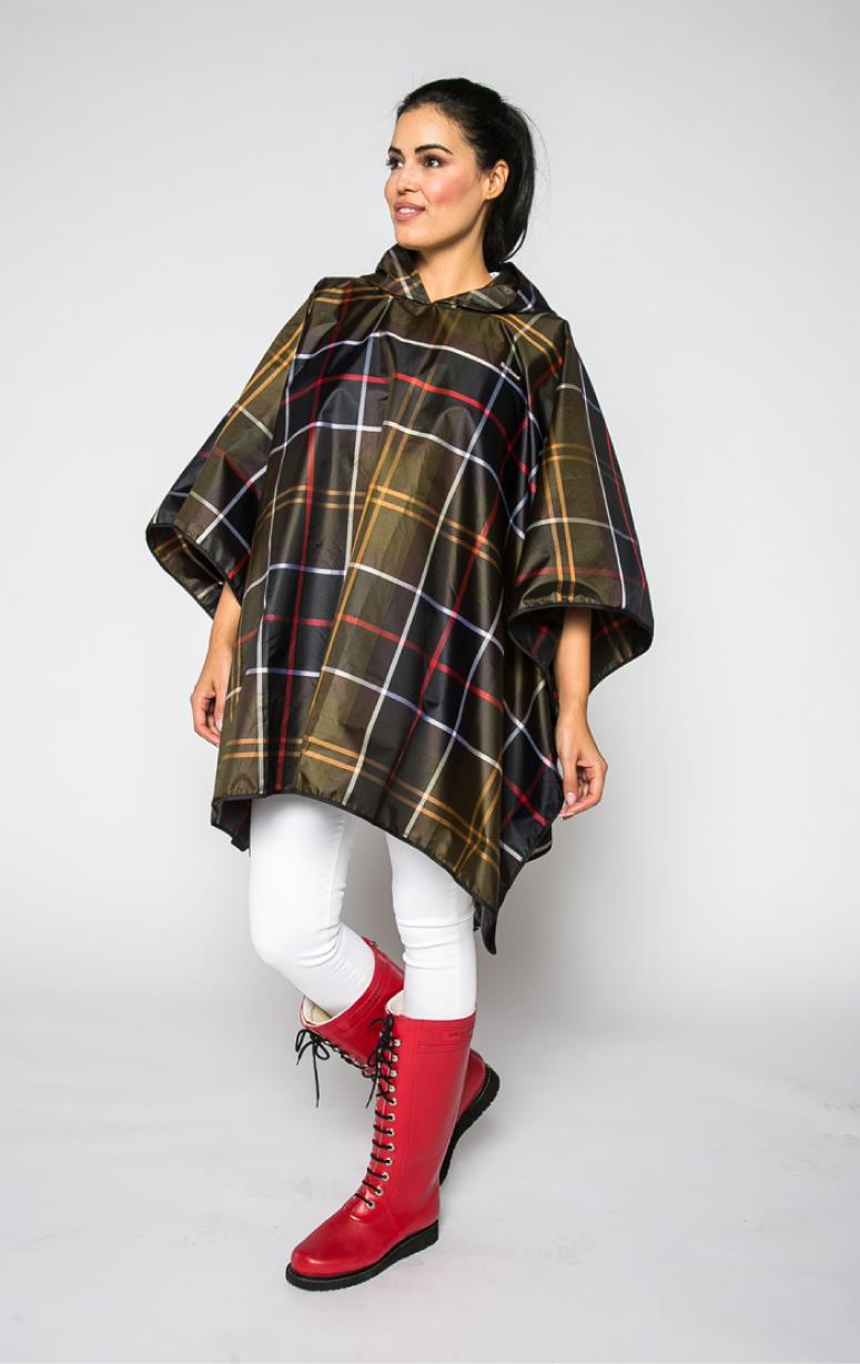 Barbour knitted poncho on sale