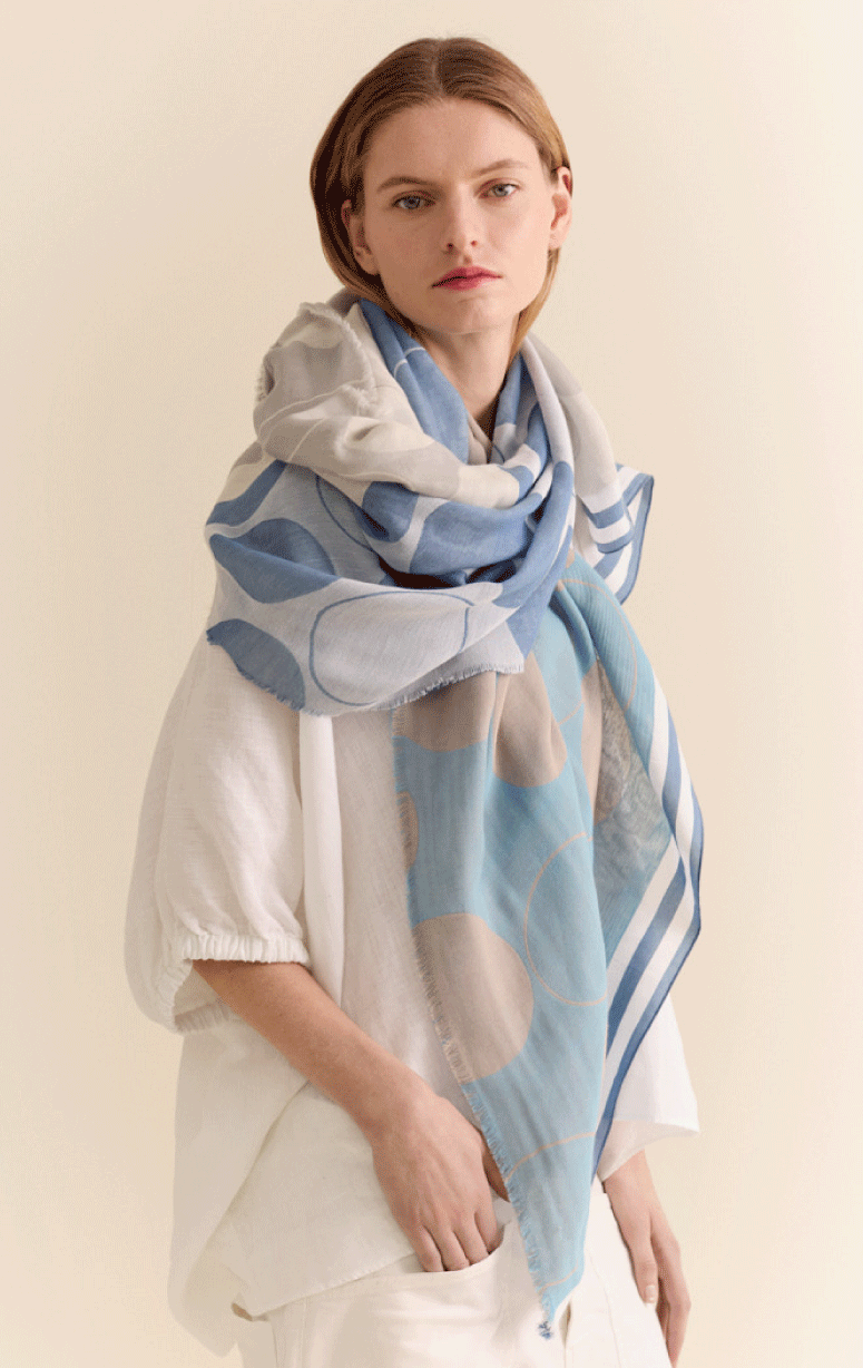Traits- Cotton & Silk Scarf