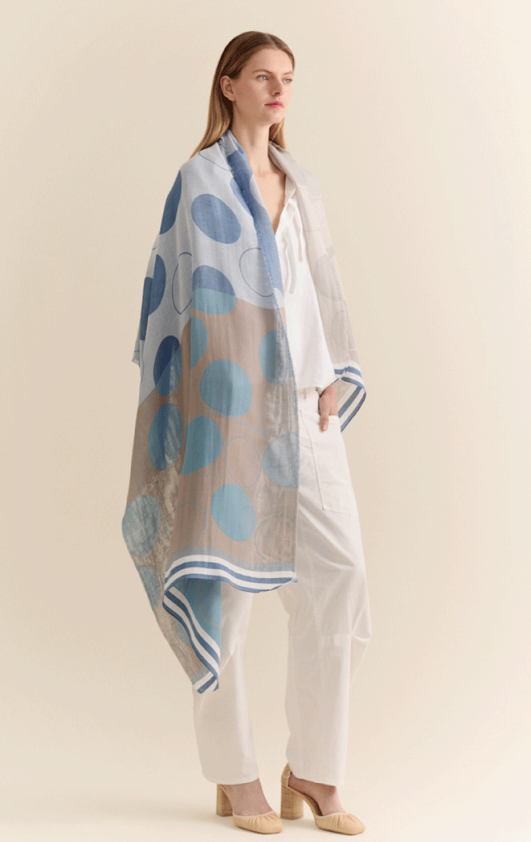 Traits- Cotton & Silk Scarf