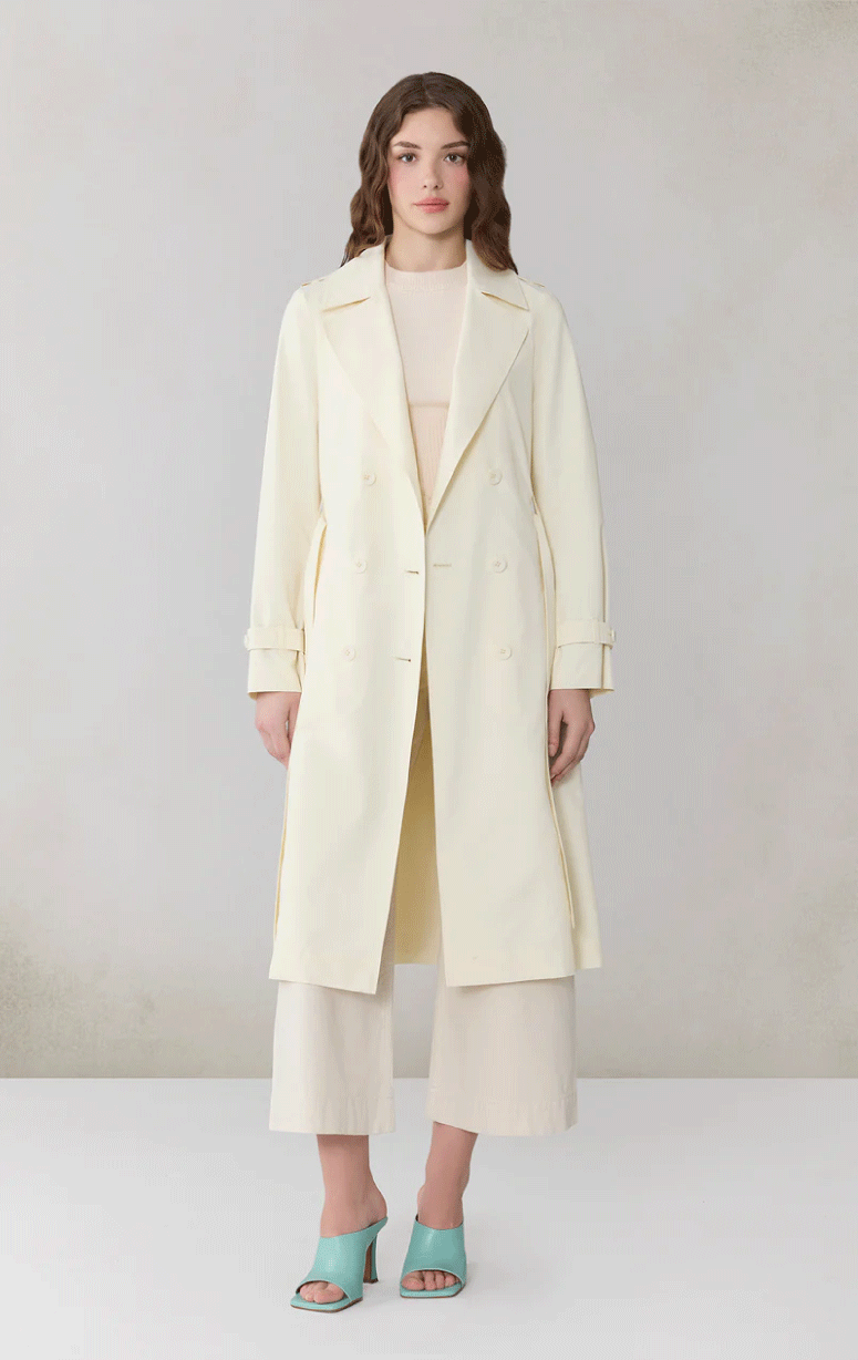 Soia & Kyo - Double- Breasted Trench Coat - Barrington's