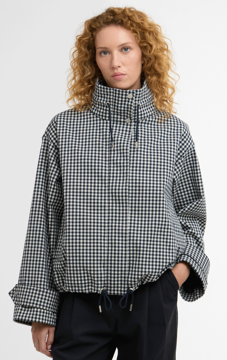 Barbour- Showerproof Check Jacket - Barrington's