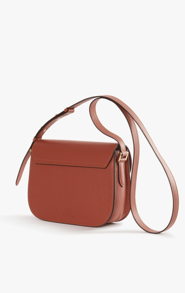 Cinzia Rocca- Leather Saddle Bag