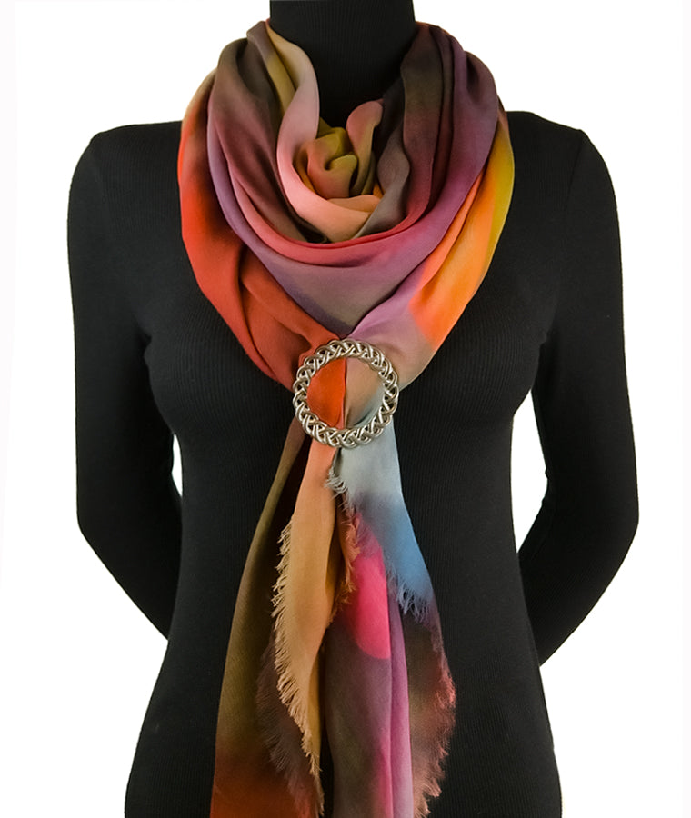 Modal & Cashmere Scarf- Celebration