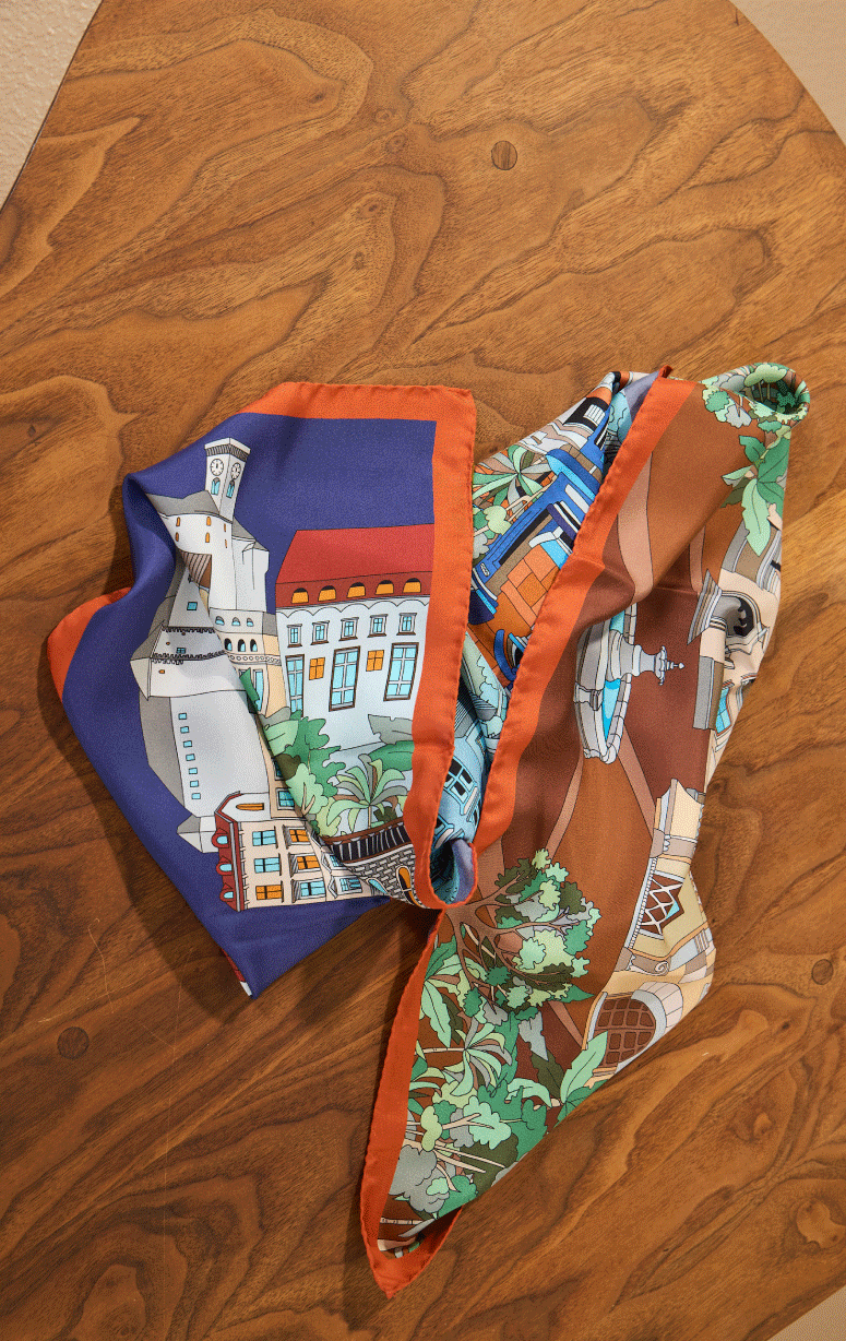 Barbieri- Silk Square Scarf - Barrington's