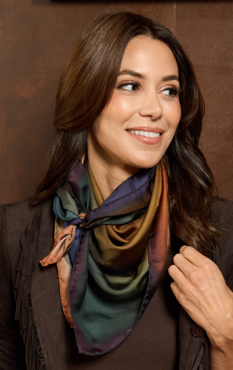 Barbieri- 100% Silk Reversible Scarf