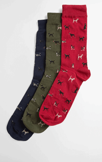 Barbour- Dog Sock Gift Set