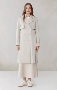 Soia & Kyo- Trench with Pleated Back - Barrington's