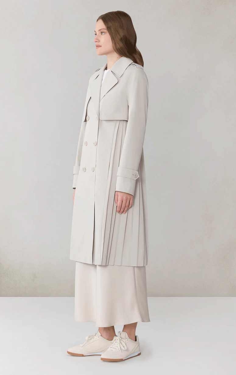 Soia & Kyo- Trench with Pleated Back - Barrington's