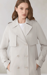 Soia & Kyo- Trench with Pleated Back - Barrington's