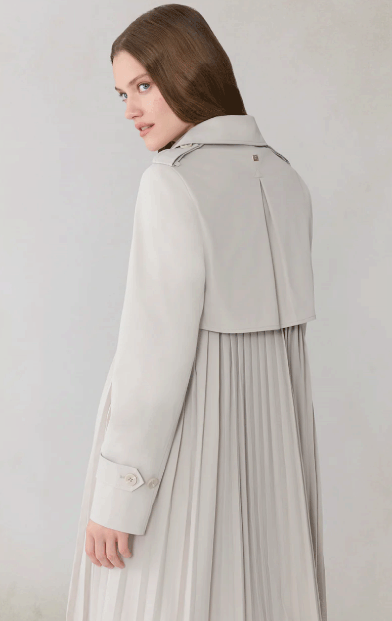 Soia & Kyo- Trench with Pleated Back - Barrington's