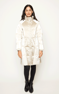 Be Florence- 7/8s Two-tone Coat - Barrington's