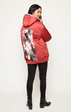 Be Florence- 3/4 Jacket with Floral Print