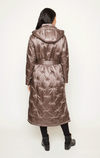 Be Florence- Coat with Dot Detail and Belt