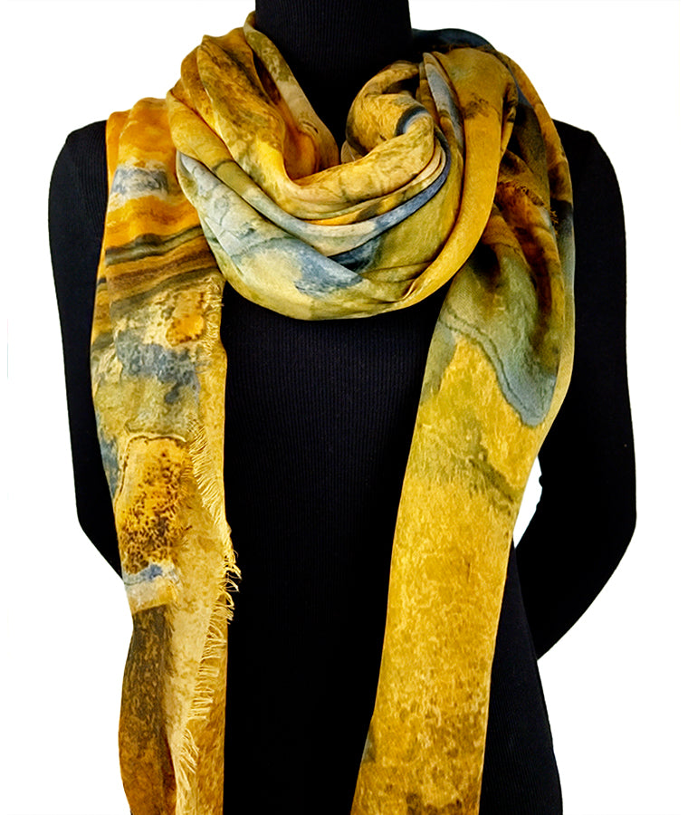 Modal & Cashmere Scarf- Gros Morne Stone