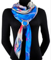 Lolili Scarf Buckle Pewter - Hammered - Barrington's