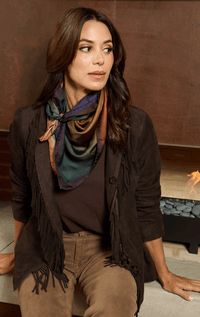 HISO- Suede Jacket with Fringe