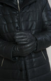 Men's Wadded Leather Jacket - Barrington's
