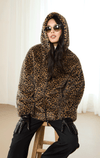 Nitia- Faux Fur Leopard Print Jacket - Barrington's