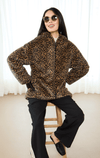 Nitia- Faux Fur Leopard Print Jacket - Barrington's