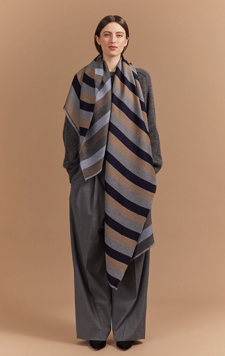 Traits- Wool & Silk Scarf - Barrington's