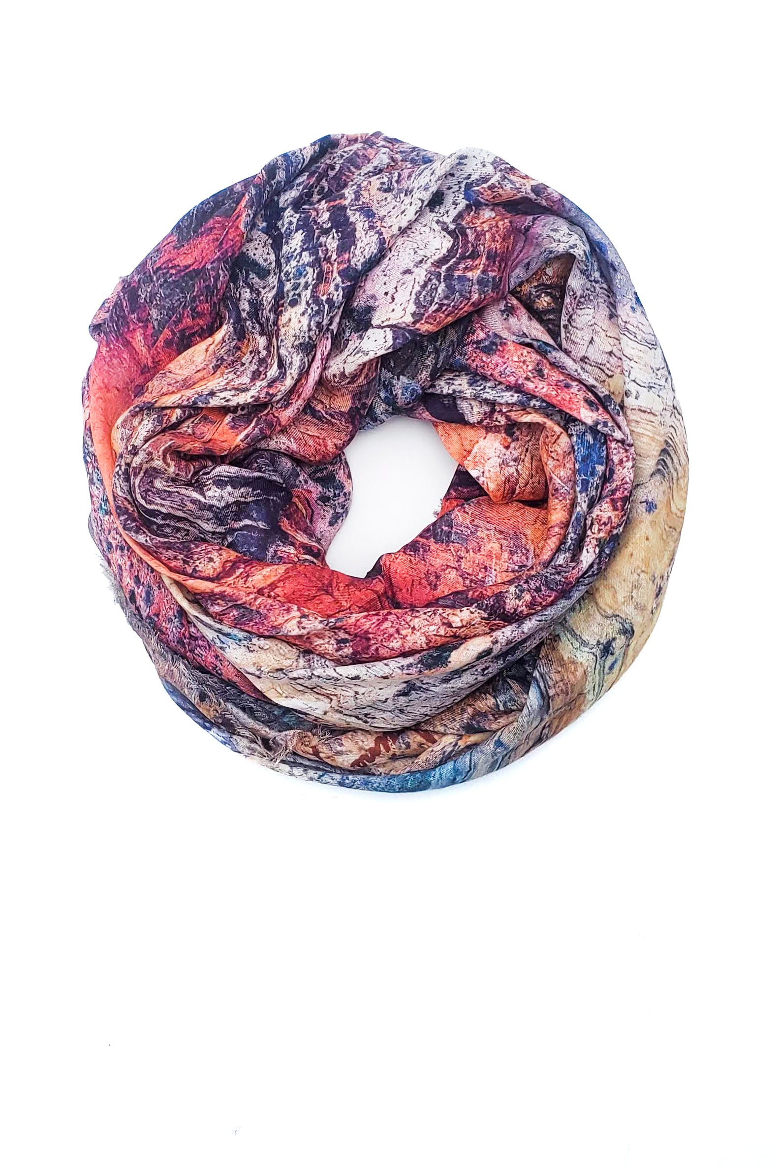 Modal & Cashmere Scarf - Layers of Time