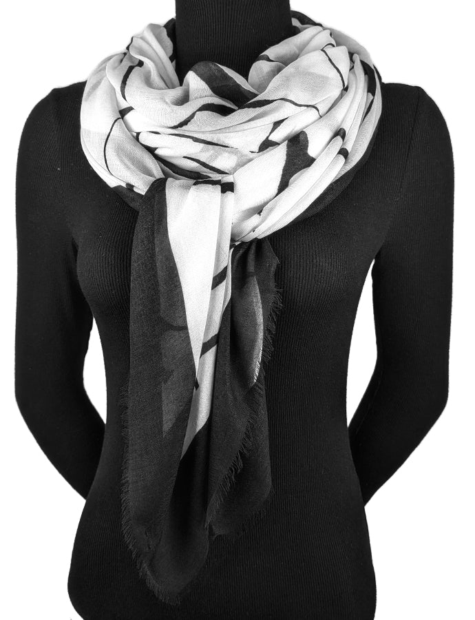 Modal & Cashmere Scarf - Mosaic
