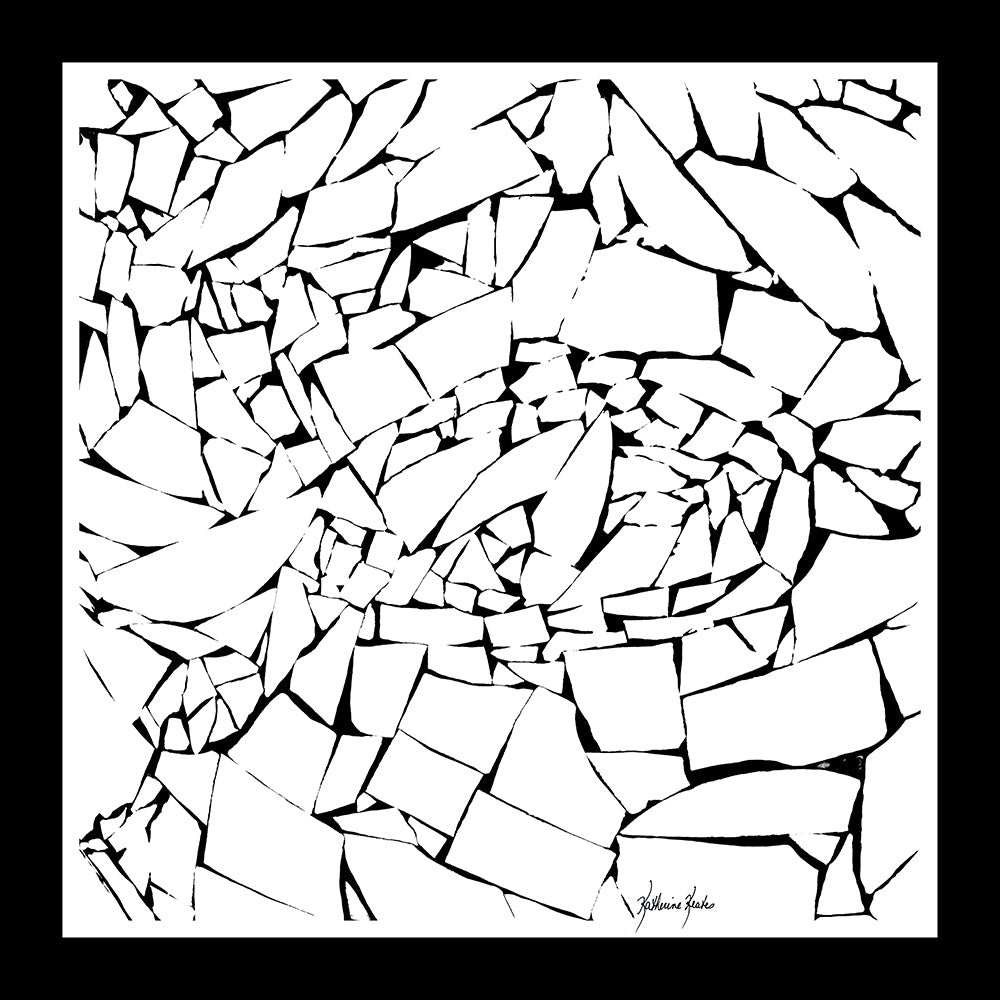 Modal & Cashmere Scarf - Mosaic