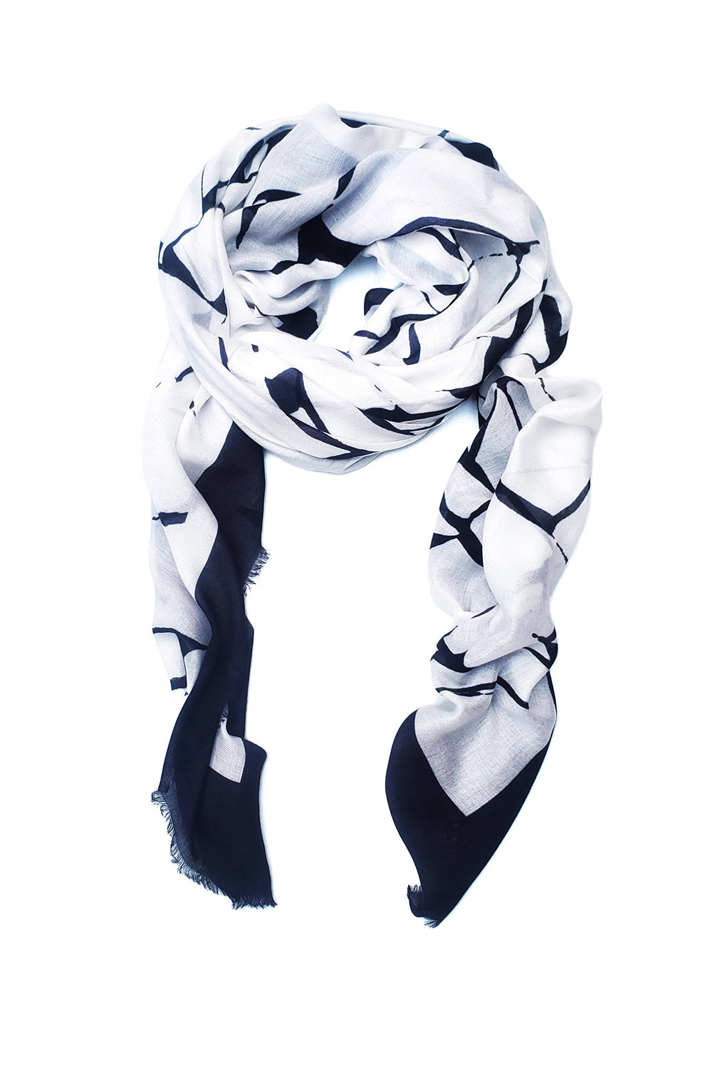 Modal & Cashmere Scarf - Mosaic