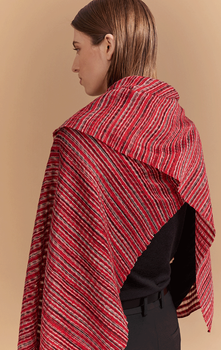 Traits- Wool & Silk Blend Scarf - Barrington's
