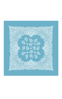 Gaynor- Bandana Print Square Scarf