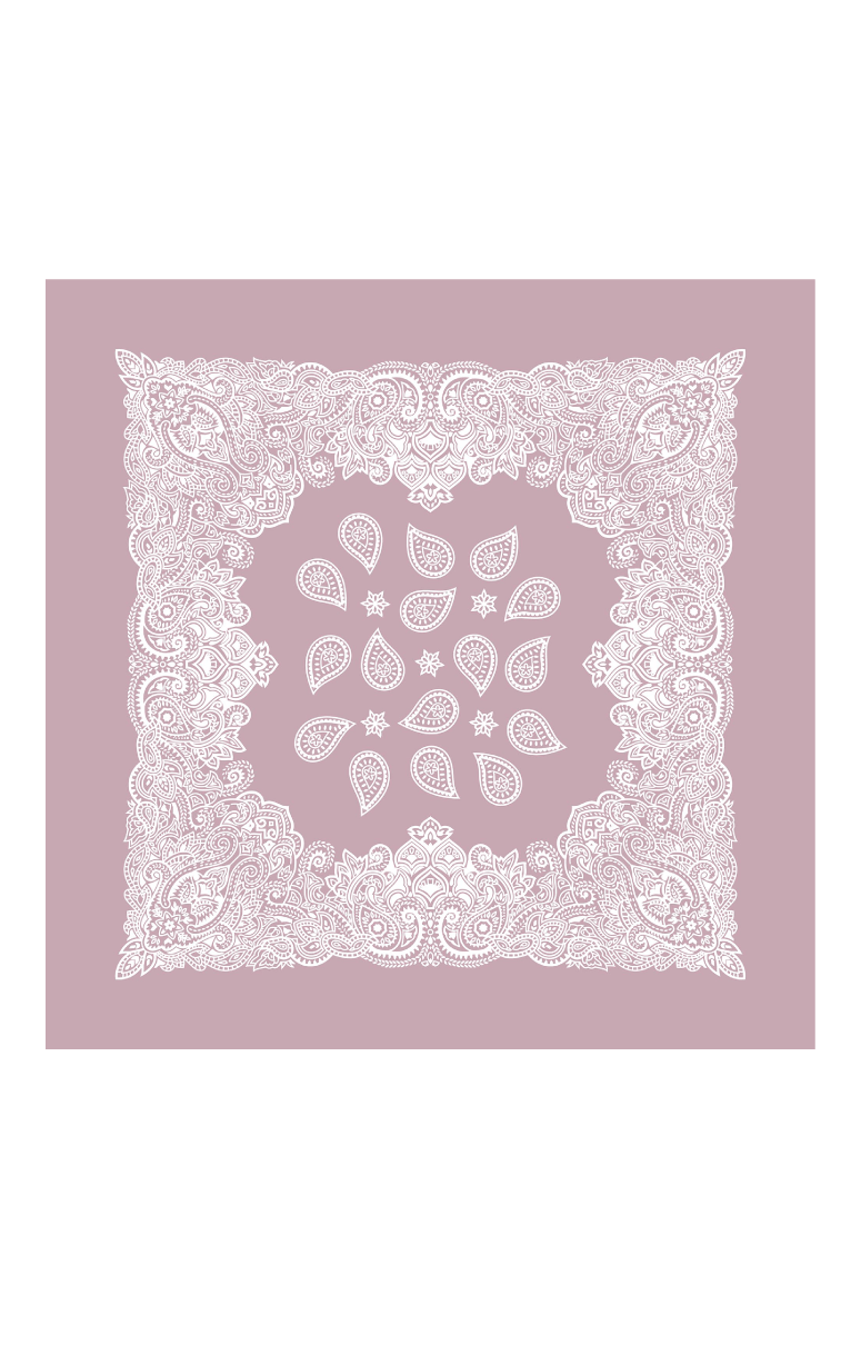 Gaynor- Bandana Print Square Scarf
