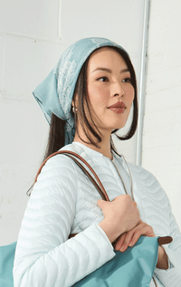 Gaynor- Bandana Print Square Scarf