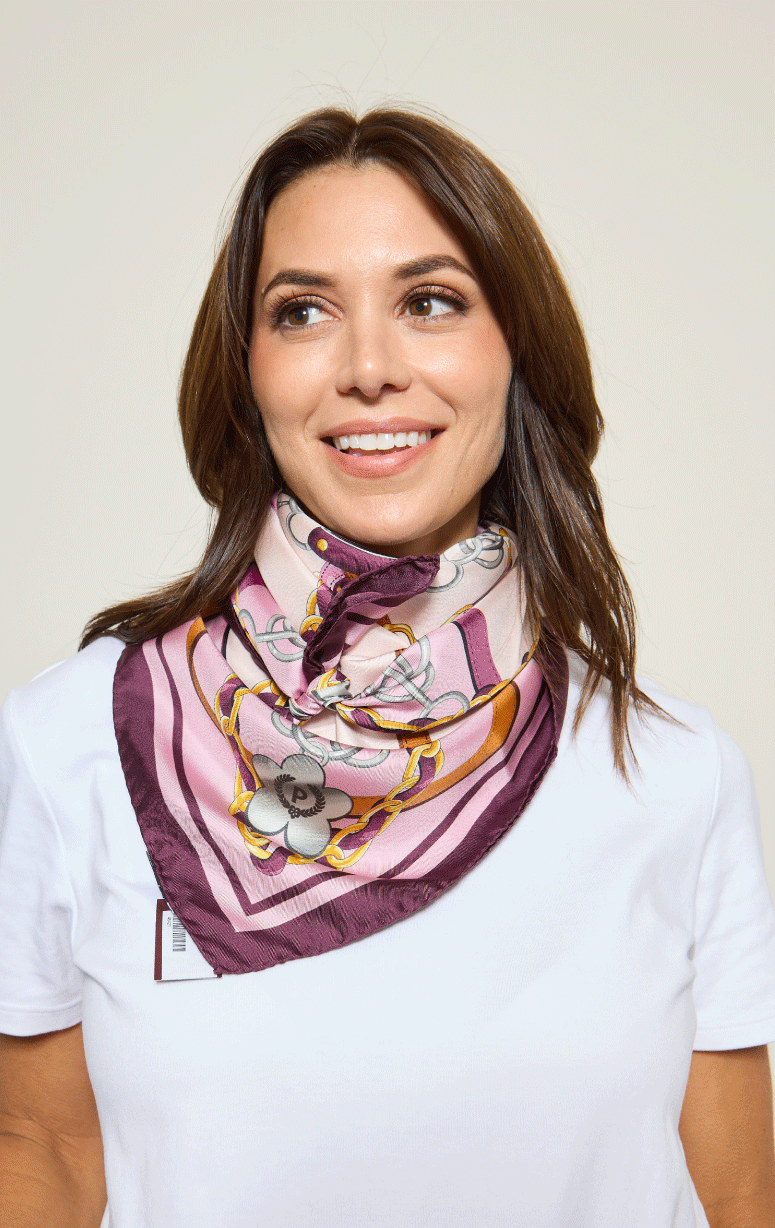 Pollini- 100
Pollini- 100% Silk Square Scarf