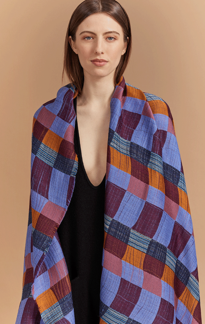 Traits- Wool & Silk Scarf - Barrington's