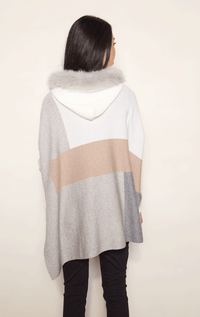 Poncho with Zip Front