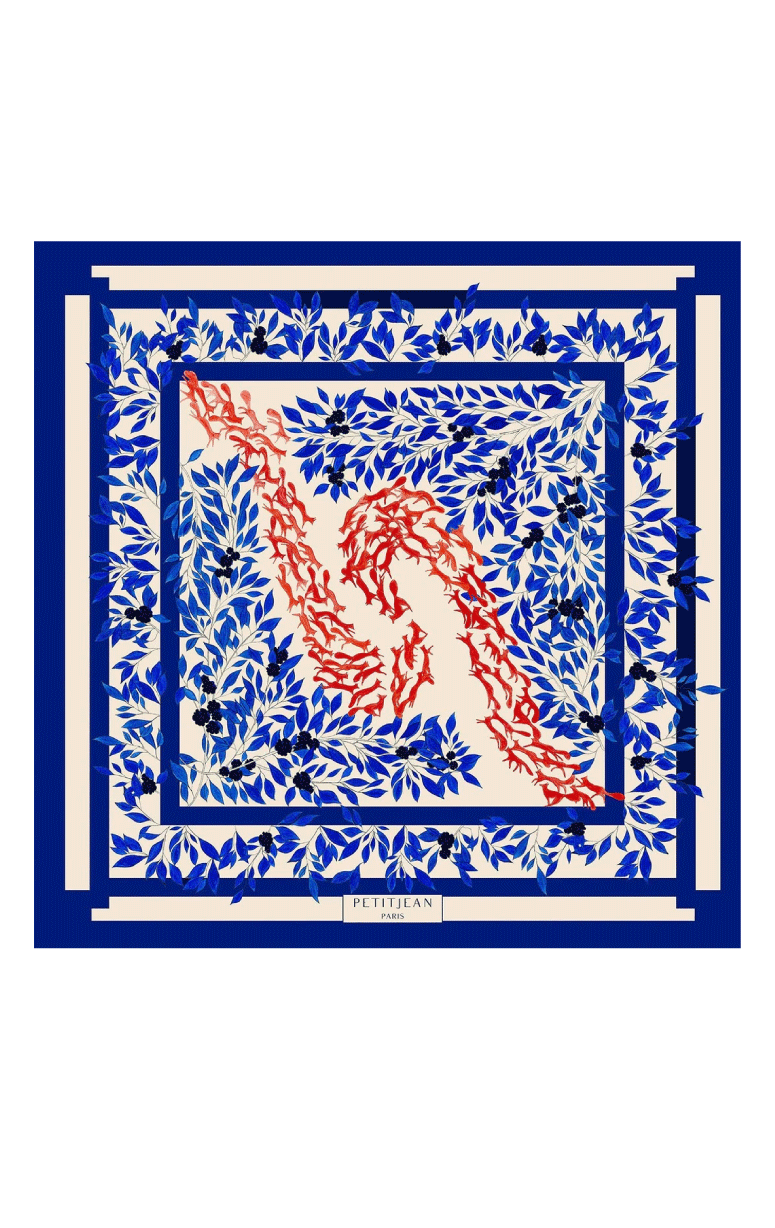 PetitJean- Small Silk Square - Barrington's