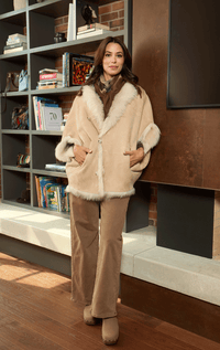 HISO- Oversized Reversible Shearling Vest