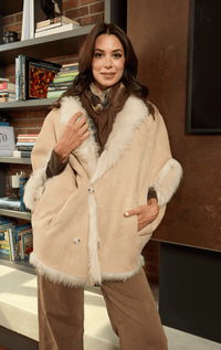 HISO- Oversized Reversible Shearling Vest