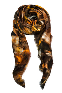 Modal & Cashmere Scarf- Red Sea Stone