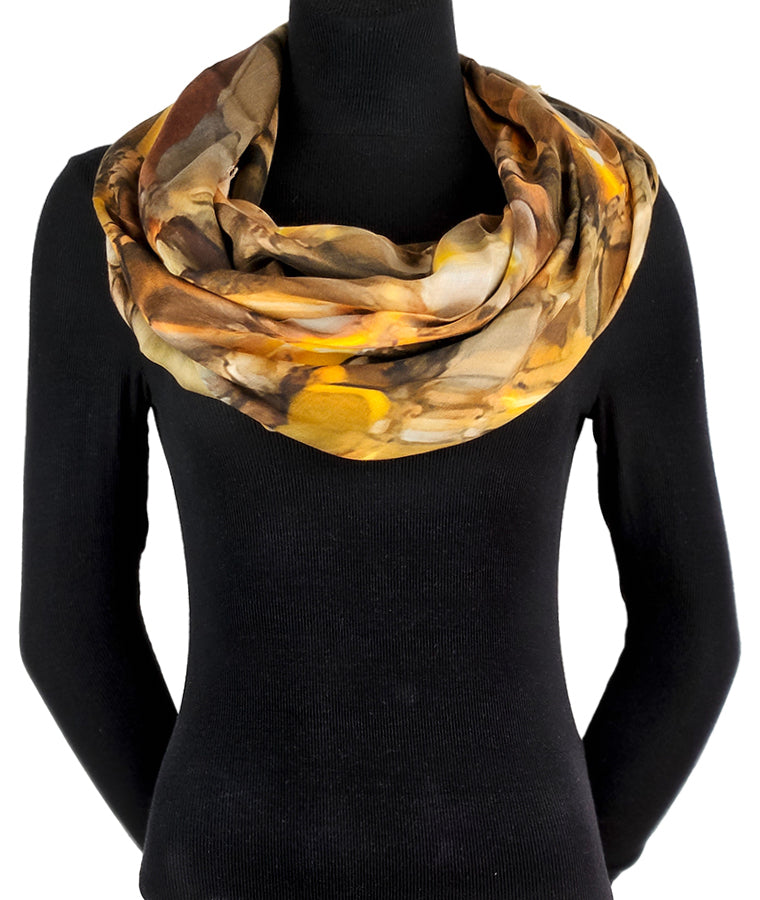 Modal & Cashmere Scarf- Red Sea Stone